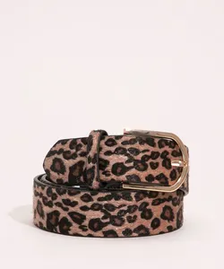 cinto médio animal print onça multicor 100CM