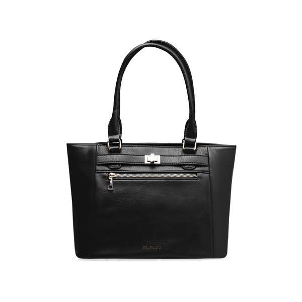 Bolsa de Ombro Feminina Tote Torniquete Preta 0280806458001