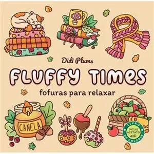 Livro Fofuras Para Relaxar Livro De Colorir Fluffy Times Livro 3 (MP)