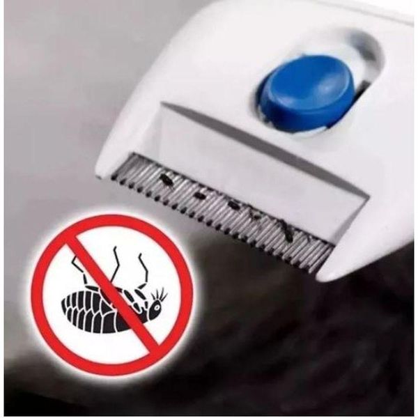 Pente Mata Pulgas Carrapatos Para Cachorro Eletrico Remove Pelos Caes Pet Gatos