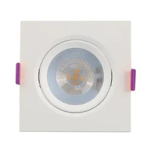 Spot Led Embutir Quadrado 85mm 5w 4000k Demi 11258 Branco