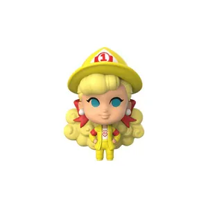 EXCLUSIVO: Chaveiro Miniatura Colecionável - Cutie - Fire Fighter - Barbie