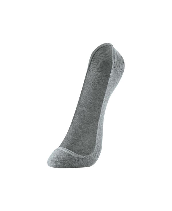 Meia Casual Sapatilha Invisível Cinza Mescla Claro 39-41