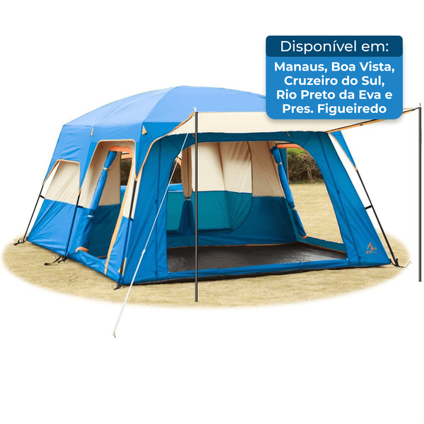 Tenda para 12 Pessoas KTT Extra Grande Azul A-BI