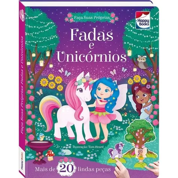 Livro - Faça e Brinque: Fadas e Unicórnios