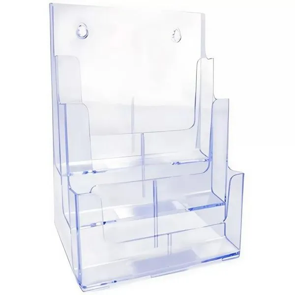 Organizador Triplo Waleu Vertical Cristal 10170032 (MP)