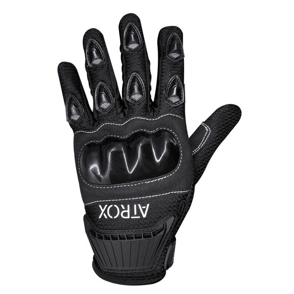 Luva Para Motociclista Atrox Tech Extreme Preto M (MP)