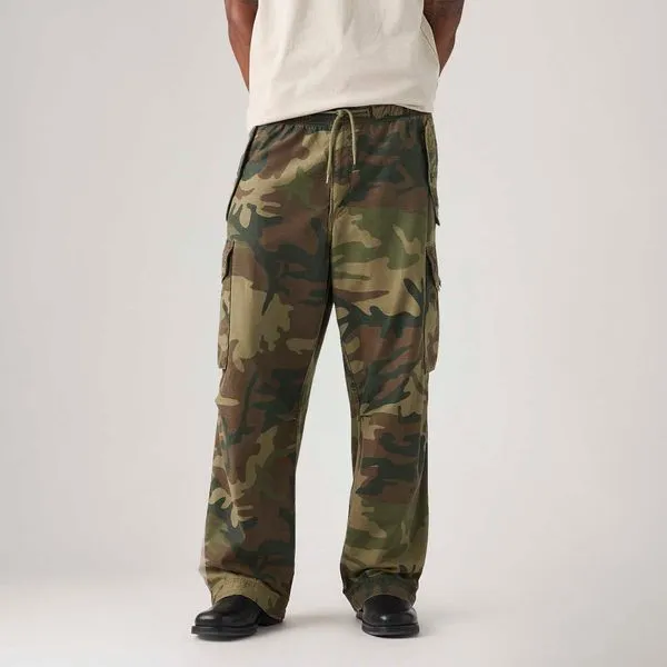 Calça Levi's® Baggy Cargi Field Camuflada - S USA | P BR