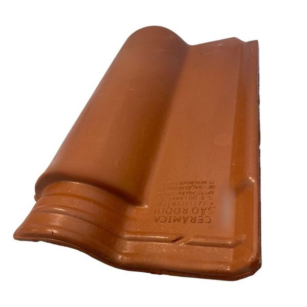 Telha Americana Cerâmico Vermelho 0,43x0,25m Boapaba Telha Americana Cerâmico Vermelho Boapaba