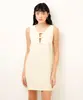 vestido curto com laços amarelo PP
