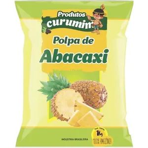 Polpa De Abacaxi Produtos Curumim 1kg
