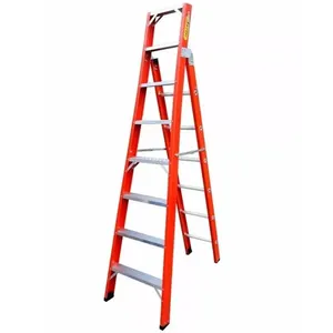 Escada de Fibra de Vidro Tesoura e Singela 8 a 13 Degraus - ETS401 - ESCAFORT