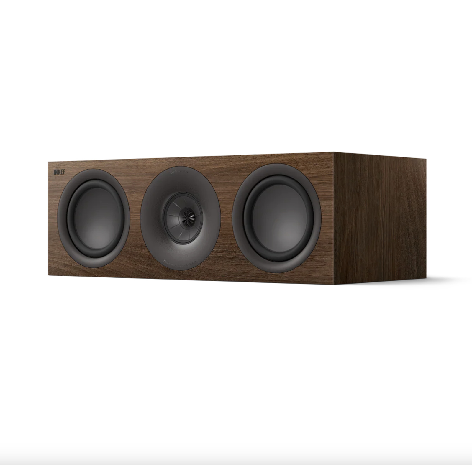 KEF Q6 Meta Caixa Central de Alta Performance para Home Theater ( Walnut )