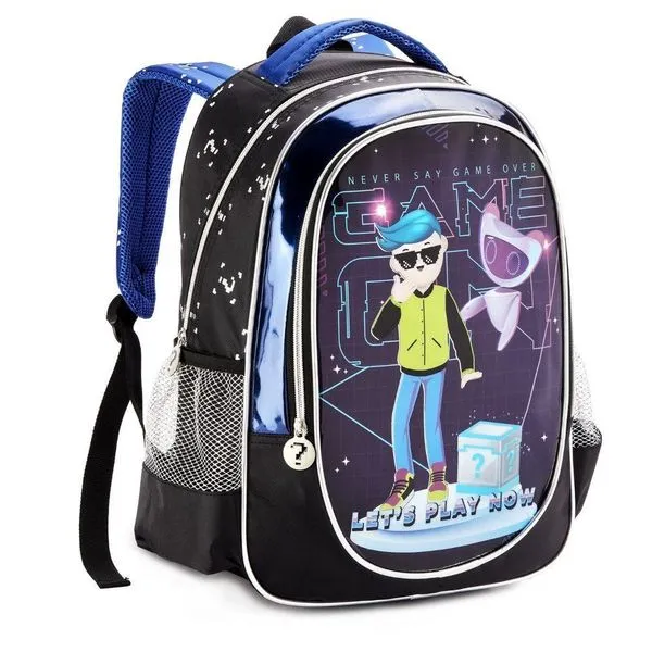 Mochila Costas Infantil Masculina Gamer Video Game Denlex