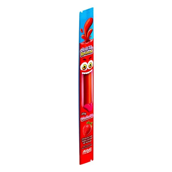 Chiclete Maslaclet's Tubo 25g Morango 027058075 - Audaz