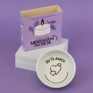 Vela Com Mensagem Secreta In Love W-vanilla
