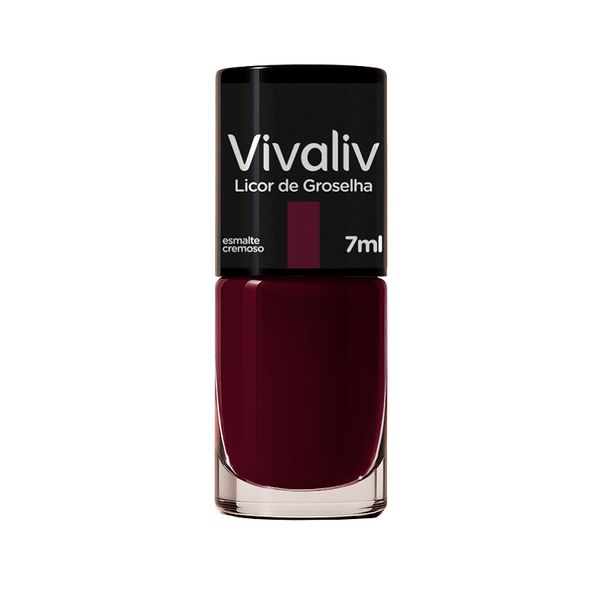 Esmalte Vivaliv Cremoso Licor de Groselha ESM VIVALIV CR LICOR DE GROSELHA