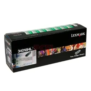 Toner Lexmark 34018HL Preto para Impressoras E330 E332 E340 E342 com Rendimento de 6000 Páginas Toner Lexmark 34018HL Preto para Impressoras E330 E332 E340 E342