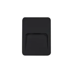 Balizador Astraled Leo De Sobrepor Led 2w Bivolt Preto 3000k Luz Amarela Bl-6703