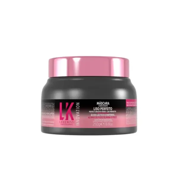 Máscara De Tratamento Capilar Lokenzzi Innovation Liso Perfeito 250g