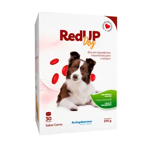 RED UP DOG 210G COM 30 TABLETES SABOR CARNE PARA CÃES