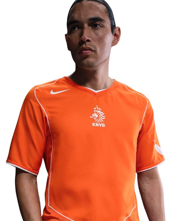 Camisa de Futebol Nike Holanda Reedição Total 90 Van Nistelrooy Masculina - G