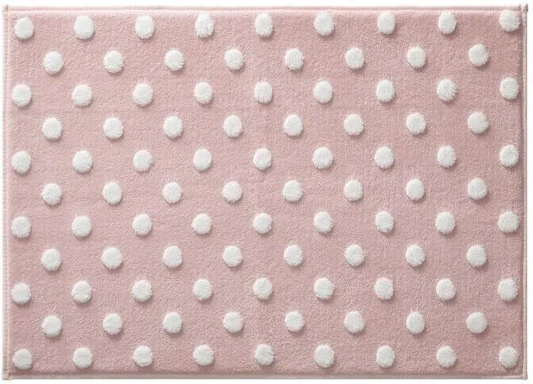Tapete Jolitex Mimo Petit Poa Rosa 70x100cm