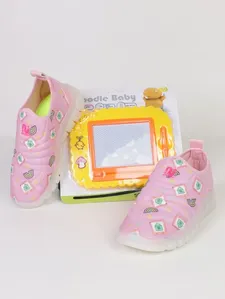 Tênis Novopé Infantil Para Menina - ROSA/BRANCO 22