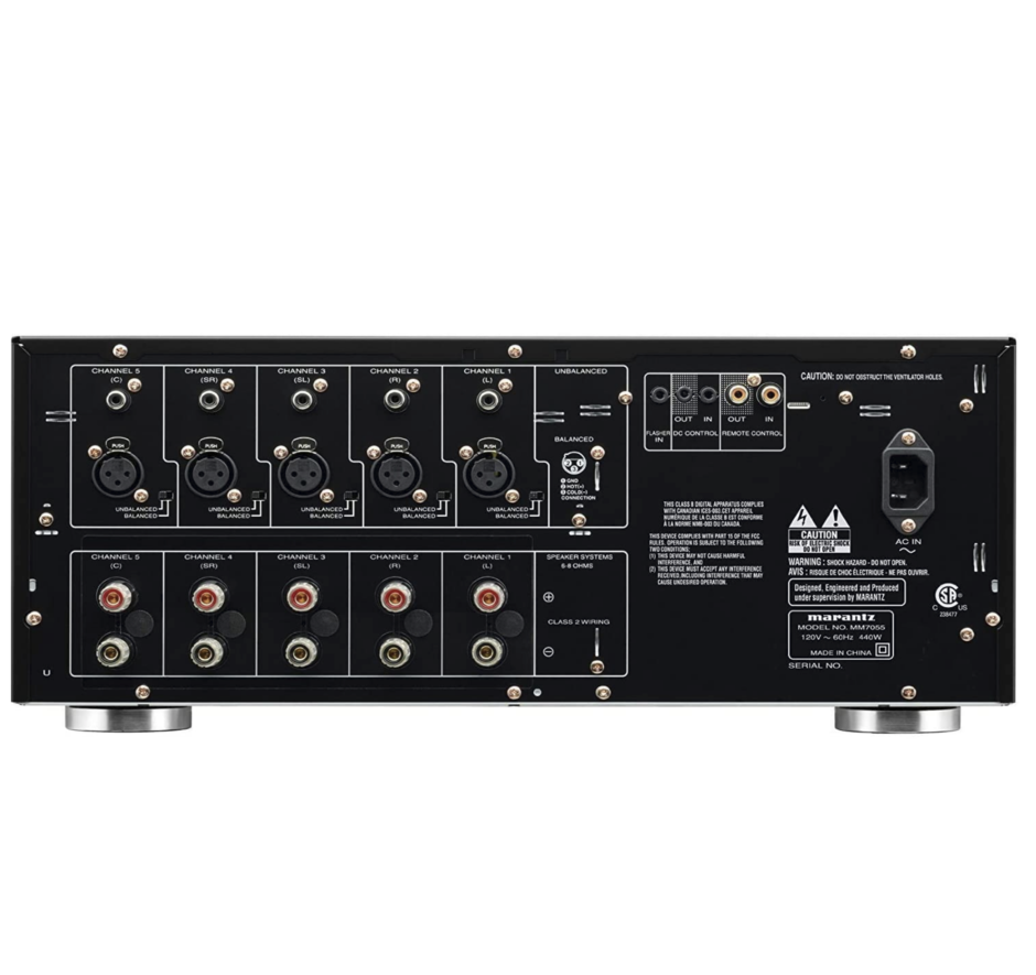 Marantz Mm7055 Amplificador 5 Canais 140w Preto - 110v