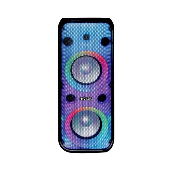 Caixa de Som Amplificada Mystic 50W Bluetooth Usb Luz Led My-Ps815T (MP)