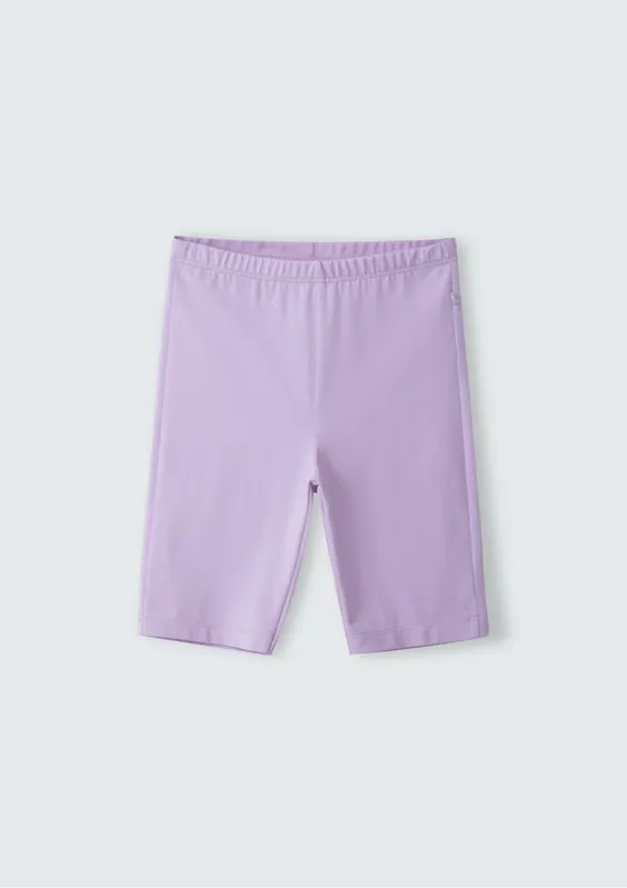 Bermuda Básica Infantil Menina Ciclista - Roxo 010