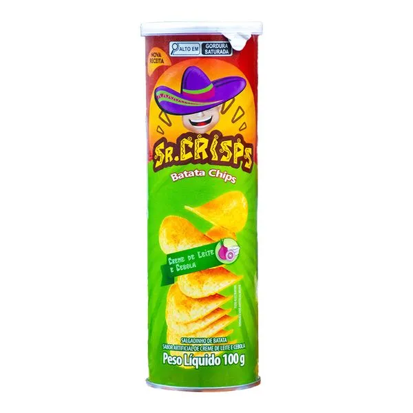 Batata Sr Crisps 100G, Cebola, .