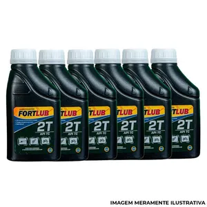 Óleo Lubrificante Fortlub 2T API TC Caixa 24 Unidades 500ml (MP)