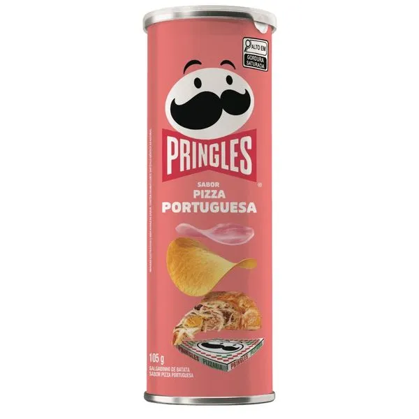 Batata Pringles Crocante Sabor Pizza Portuguesa 105g