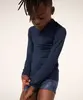 blusa infantil de poliamida manga longa shorts co azul 8