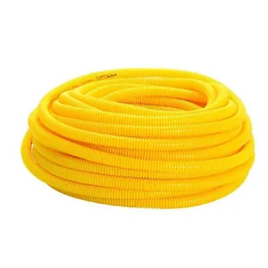 Eletroduto Corrugado Amarelo Amanco Eletroduto Corrugado 1/2" 20mm Amarelo Amanco 50 Metros