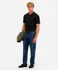 calça reta masculina jeans azul 44