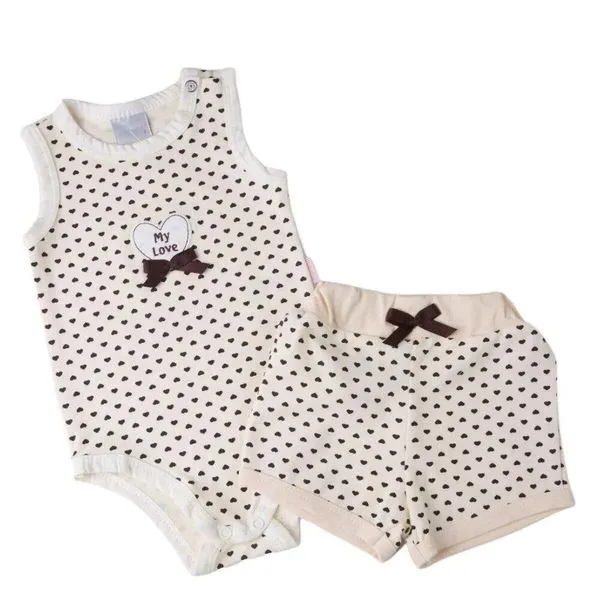 Conjunto Bebê Miniclo M Off White 1227908 (MP)