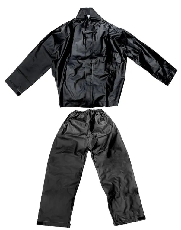 Conjunto de PVC motoqueiro GG preto - BRASCAMP