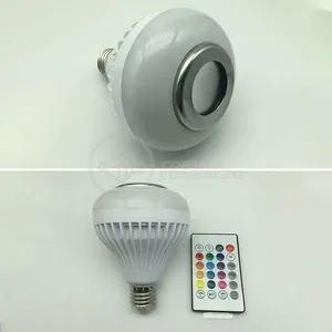 Lâmpada Led 12W E27 Rgb Colorida Com Caixa De Som