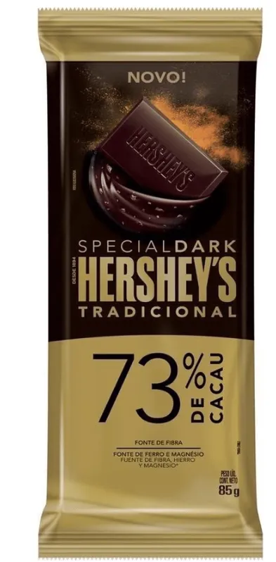 Chocolate Hershey's Special Dark 73% Cacau Flor de Sal 85g