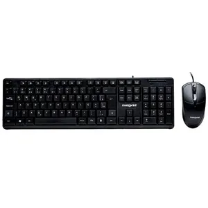 Kit teclado e mouse Maxprint com fio CF1001 USB2.0 Preto