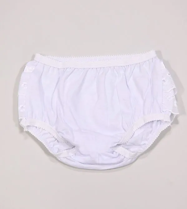 Calcinha Renda Branco - 33 De 0 a 4 anos Branco - M