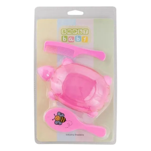 Kit Banho 3 Peças Smoby Baby 670321 (MP)