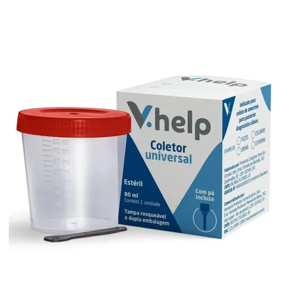 Coletor Universal V.Help Esteril 1 Unidade