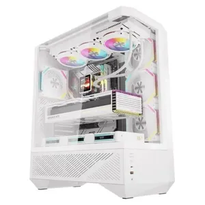 Computador Gamer Truedata AMD Ryzen 5 8500G Série 8000 16GB SSD 480GB NVMe RTX 3050 8GB Fonte 600W Branco (MP)