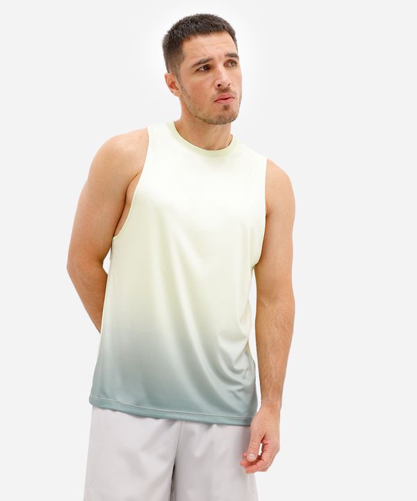 regata esportiva muscle masculina degradê verde G