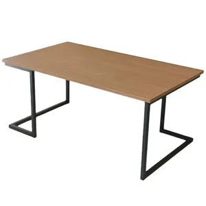 Mesa De Centro Decor Quality Modulados 012 Freijó Base Metalom Preto (MP)