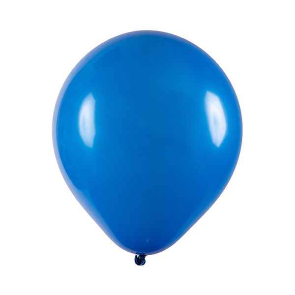 Balão Art Latex Redondo Nº9 com 50 Unidades Azul
