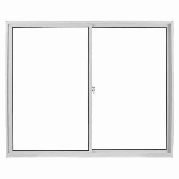 Janela De Correr Em Alumínio Vidro Liso 2 Folhas MGM 80x80cm Fênix Branco (MP)